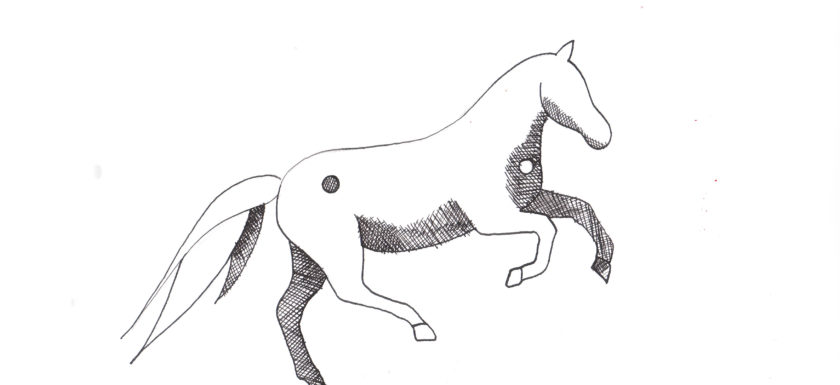 Yin Yang Pferd